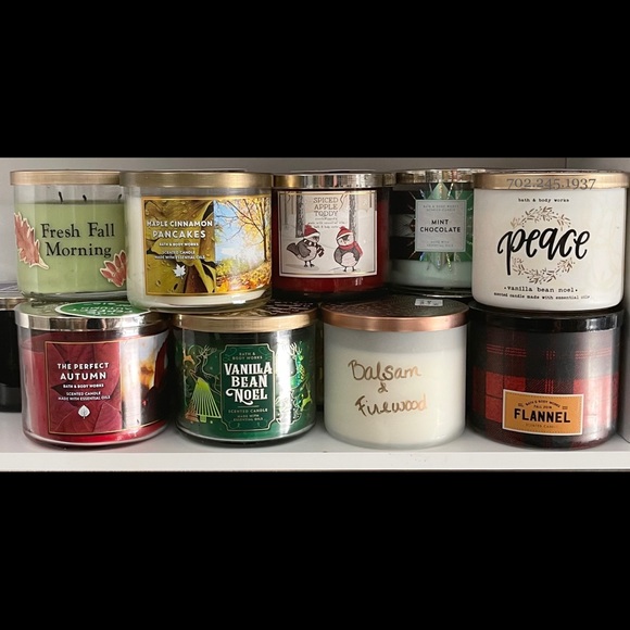 Bath & Body Works 3 Wick Candles - Picture 2 of 2